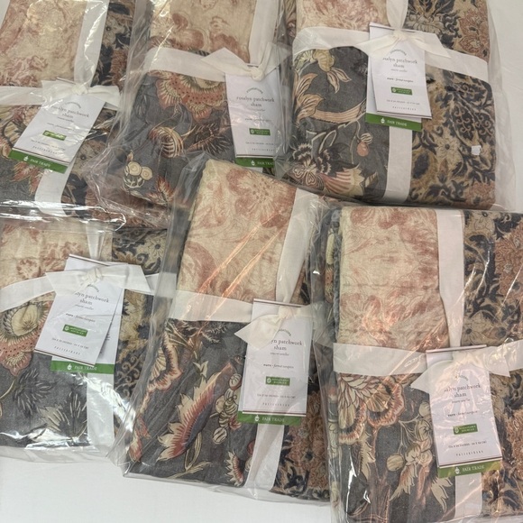 Pottery Barn Rosalyn Patchwork Quilted Cotton Euro Sham SINGLE - Picture 4 of 12